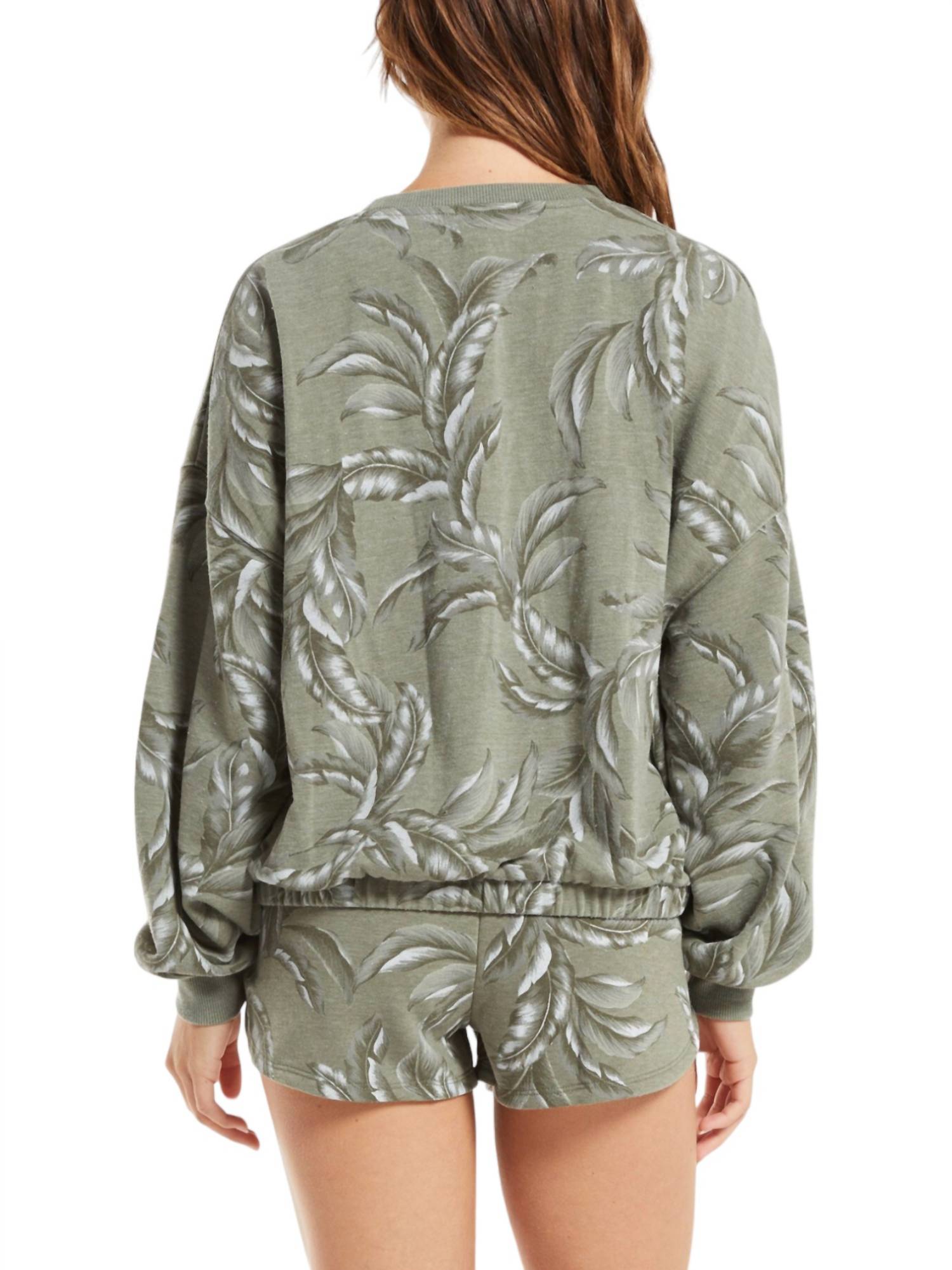 Z Supply - MASON PALM PULLOVER TOP