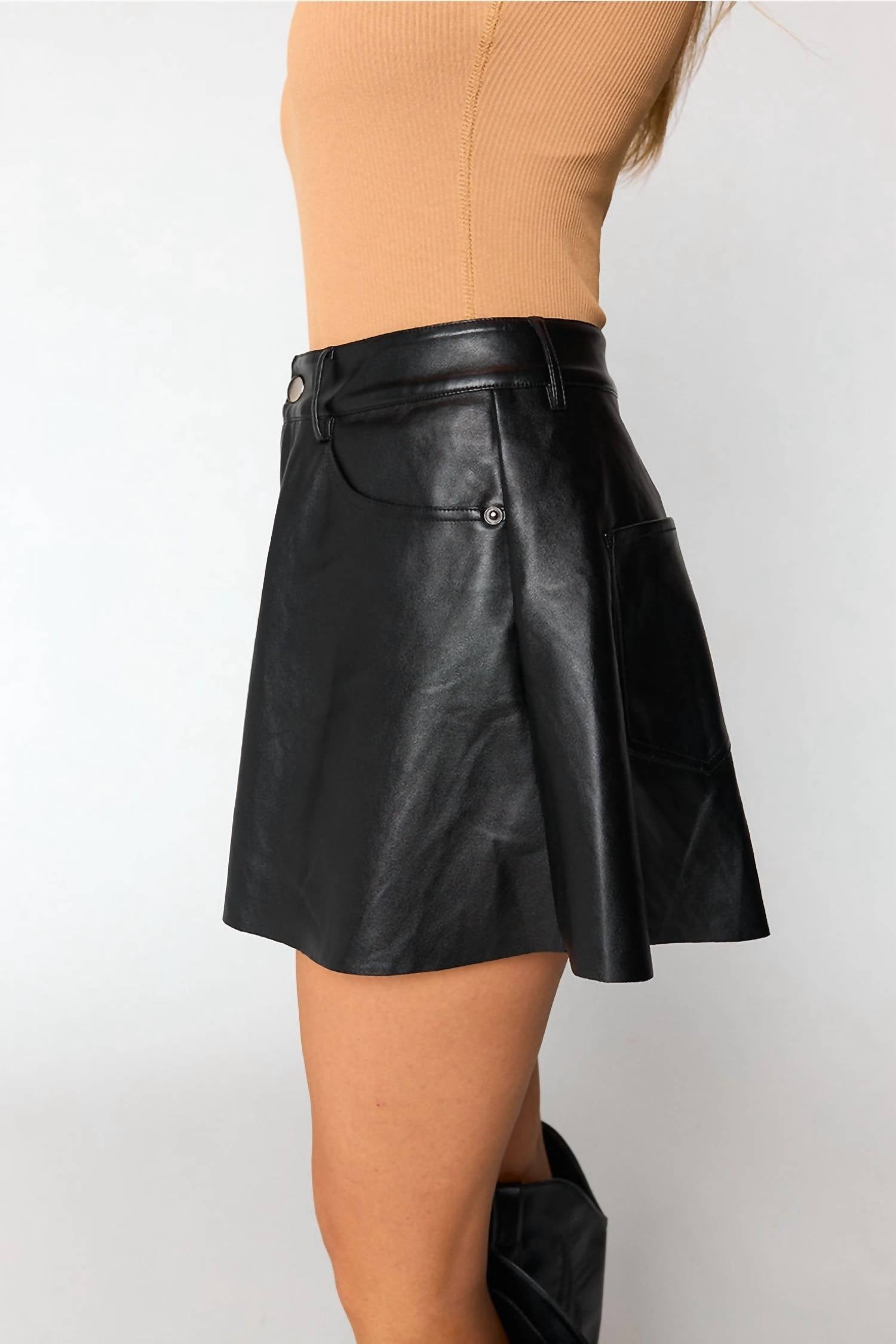 Buddylove - Vegan Leather Shorts