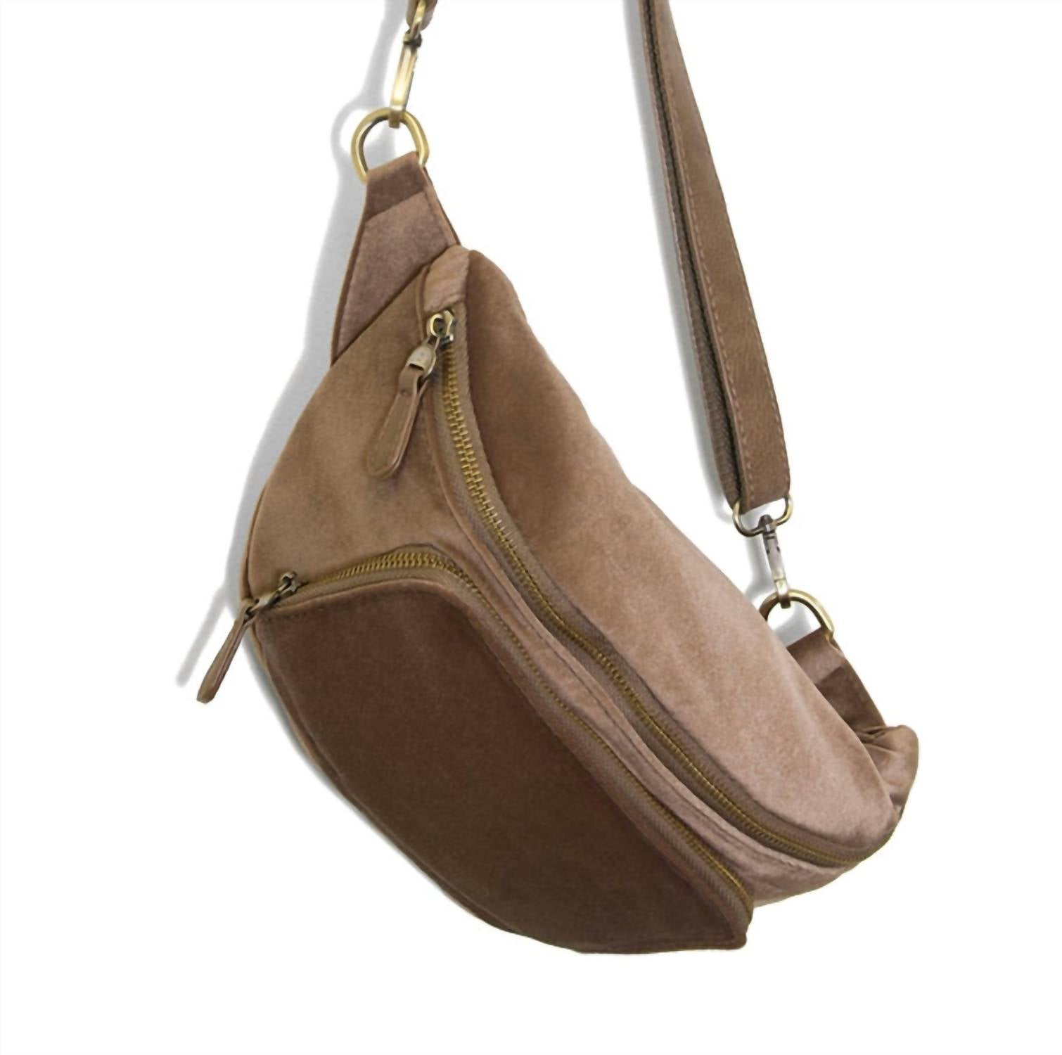 Joy Susan - Women's Kira Velvet Sling Belt Bag