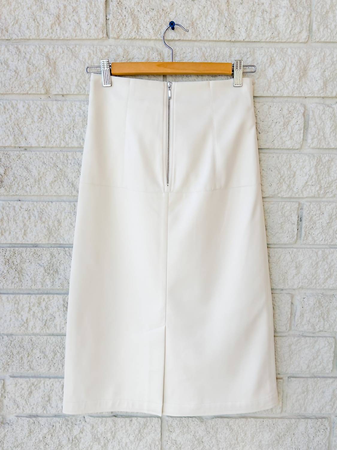 CHRISTY LYNN Paola Midi Skirt in bone - women's skirt - alternate view