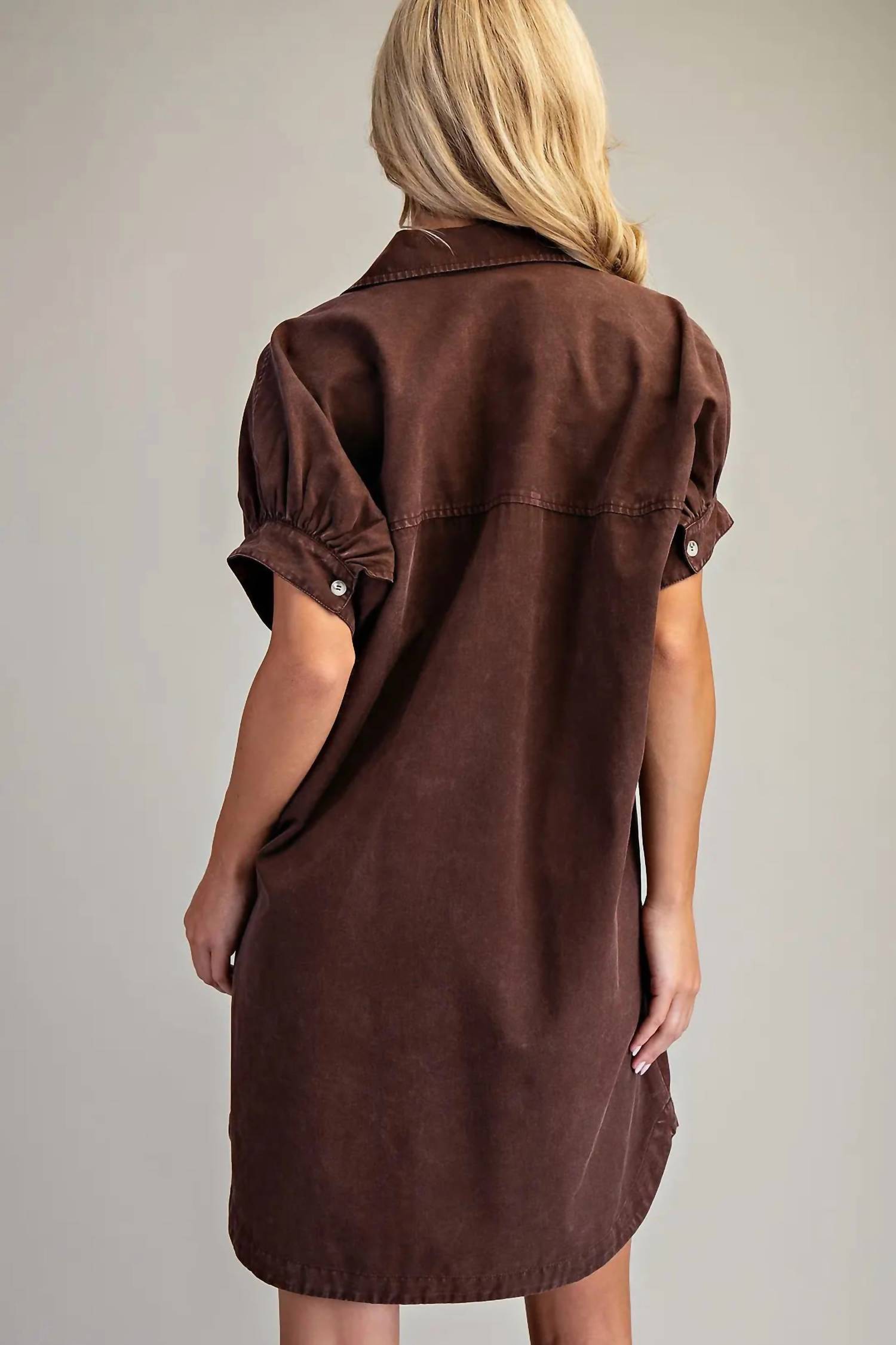 Ee:Some - Move free mineral washed dress