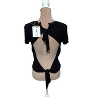 Pol - Open-back Tie Top