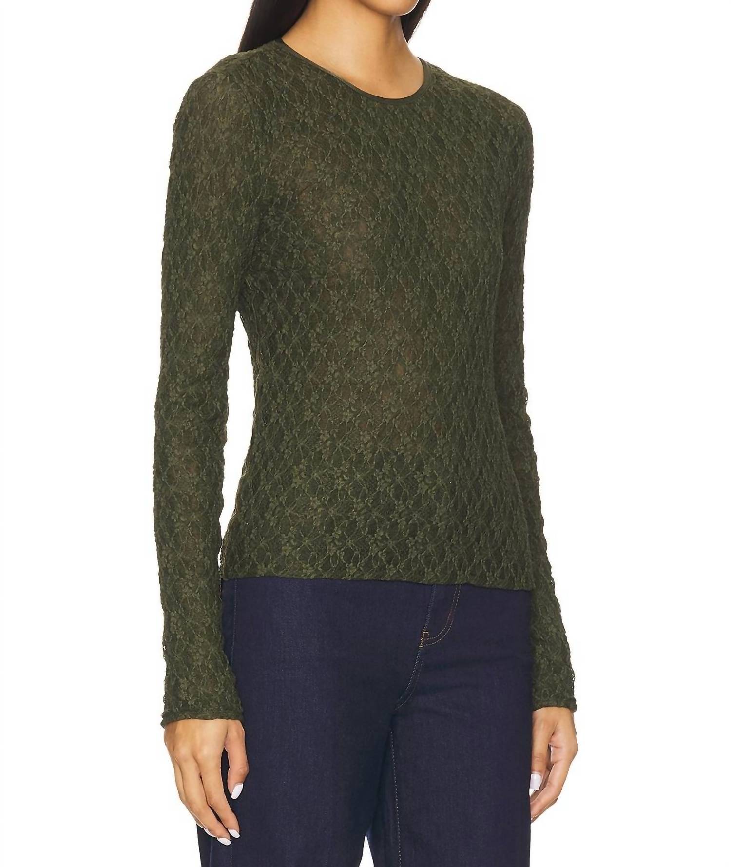 Rag & Bone - Ellie Lace Long Sleeve Tee