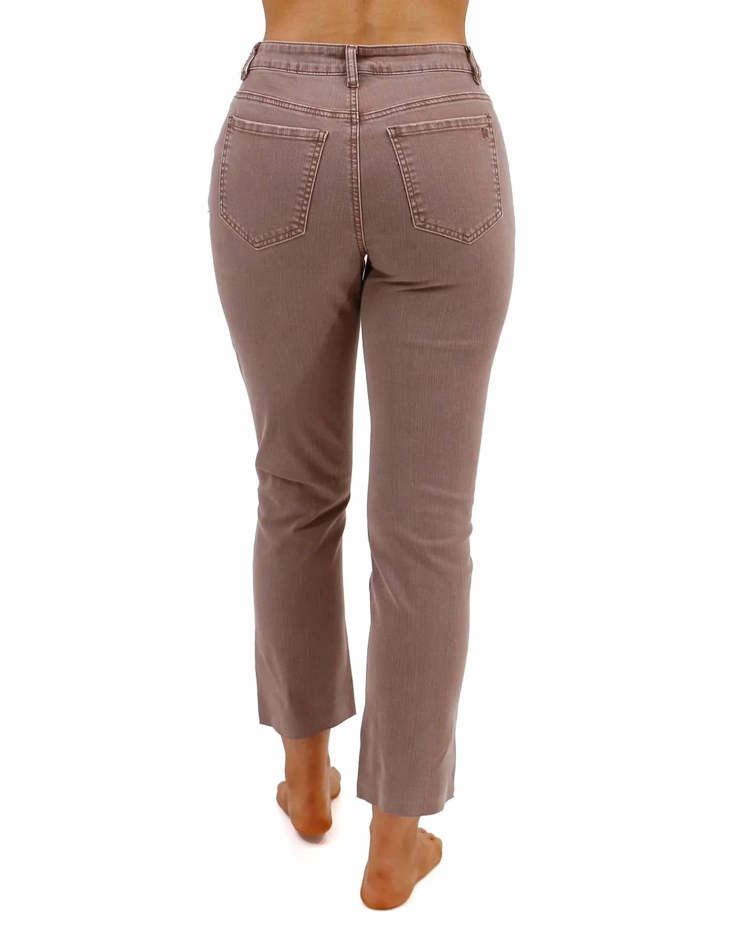 Grace And Lace - Mel's Favorite Straight Leg Cropped Denim Jeans