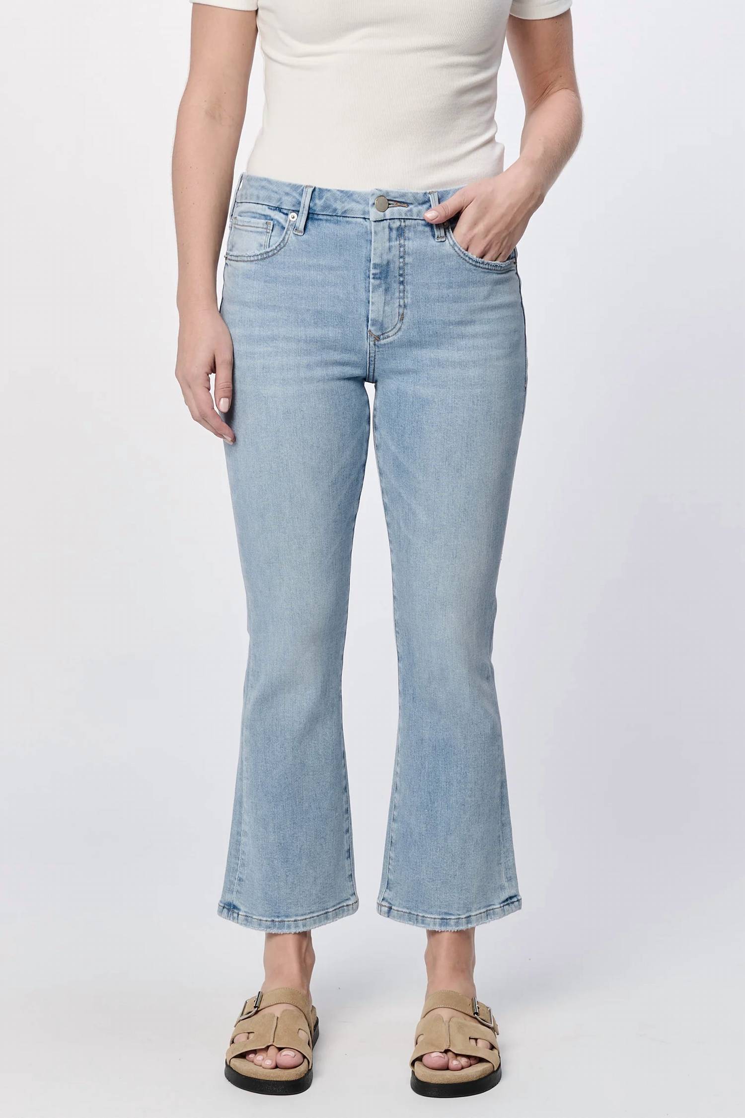 Dear John Denim - Jeanne Crop Flare Jeans