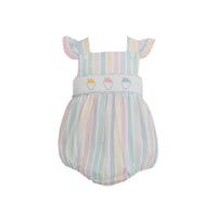 Krewe - Girls Millie Snowball Smocked Bubble