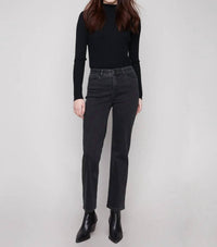 Charlie B - Straight Leg Jeans With Five-pocket Design