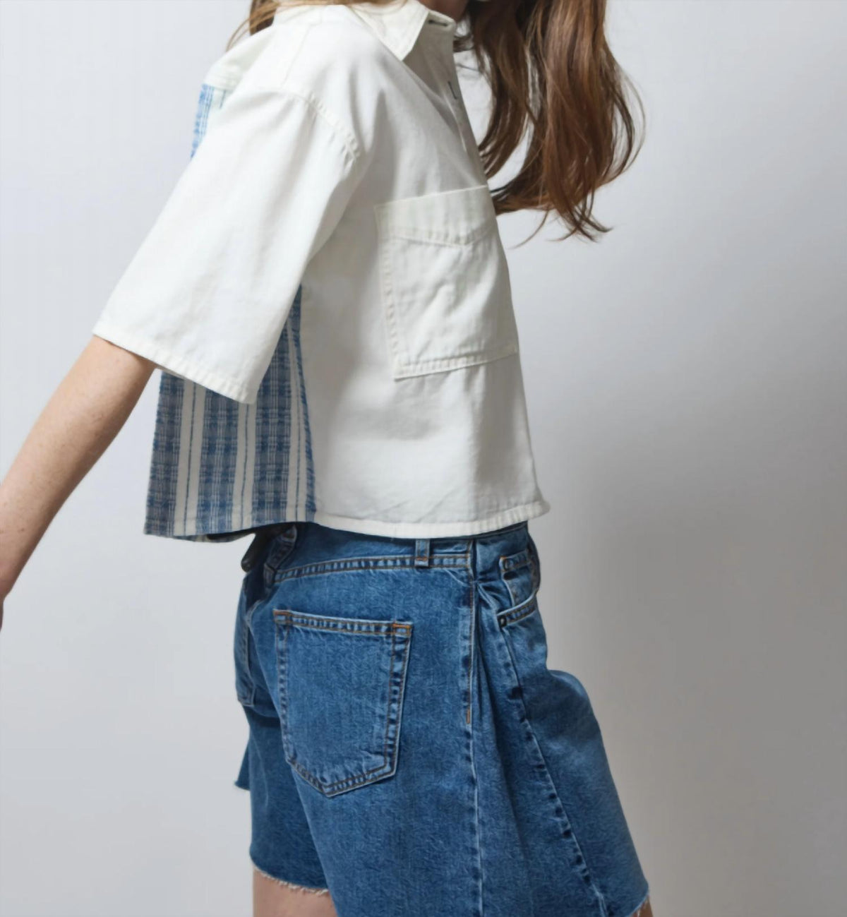Askk Ny - Short Sleeve Combo Top