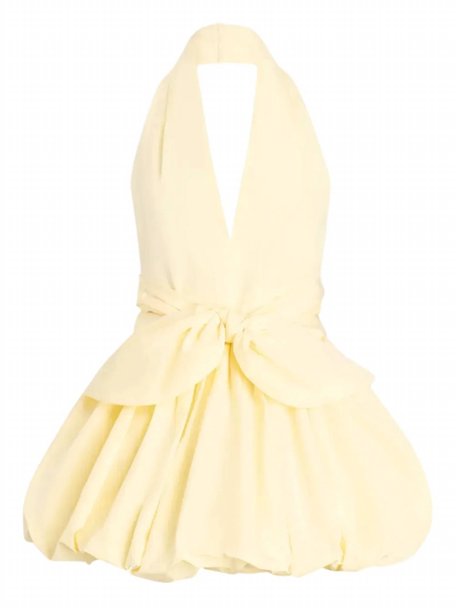 Patou - Bloomer halter knot dress