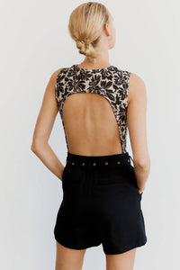 Third Form - Always Floral Tank Bodysuit
