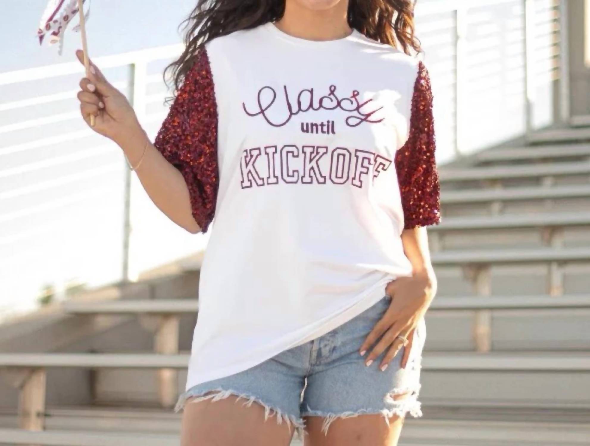 Layerz Clothing - Classy Until Kick Off Top