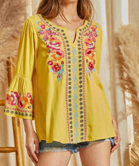 Andree By Unit - South Beach Embroidered Top