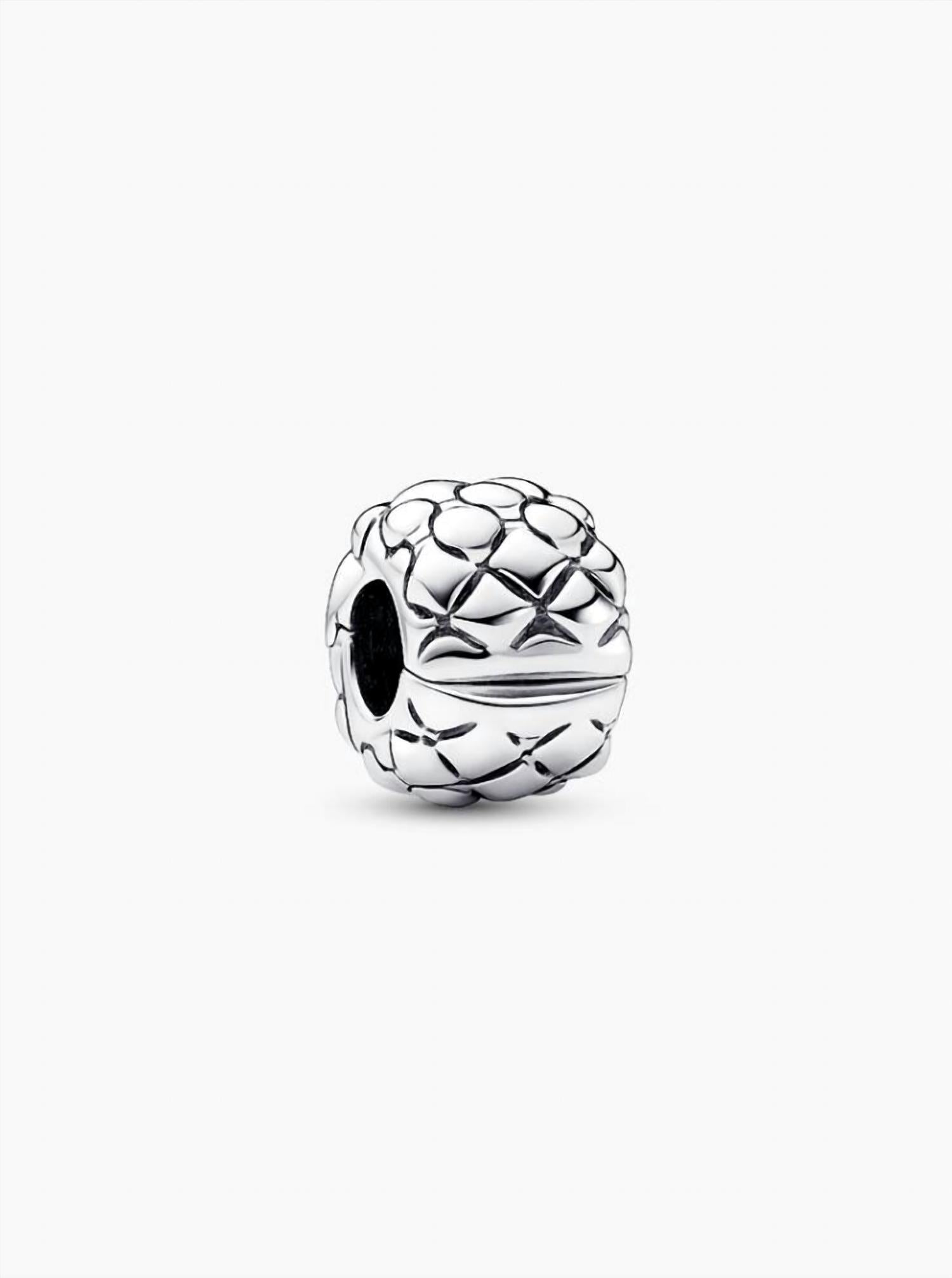 Pandora Women's Studded Clip Charm in silver - women's item
