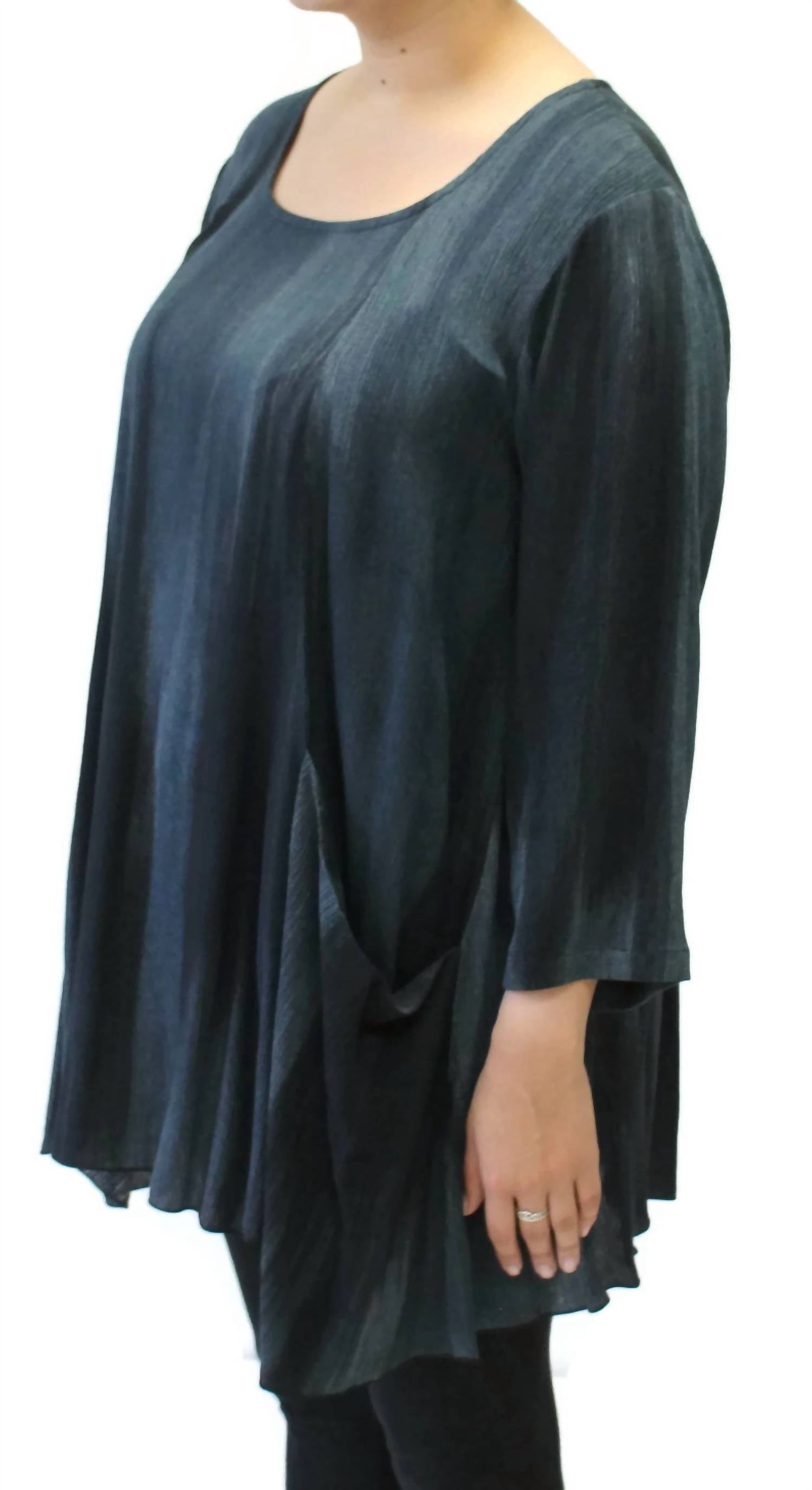 Modesce - Hand Painted Two Pocket Swing Tunic