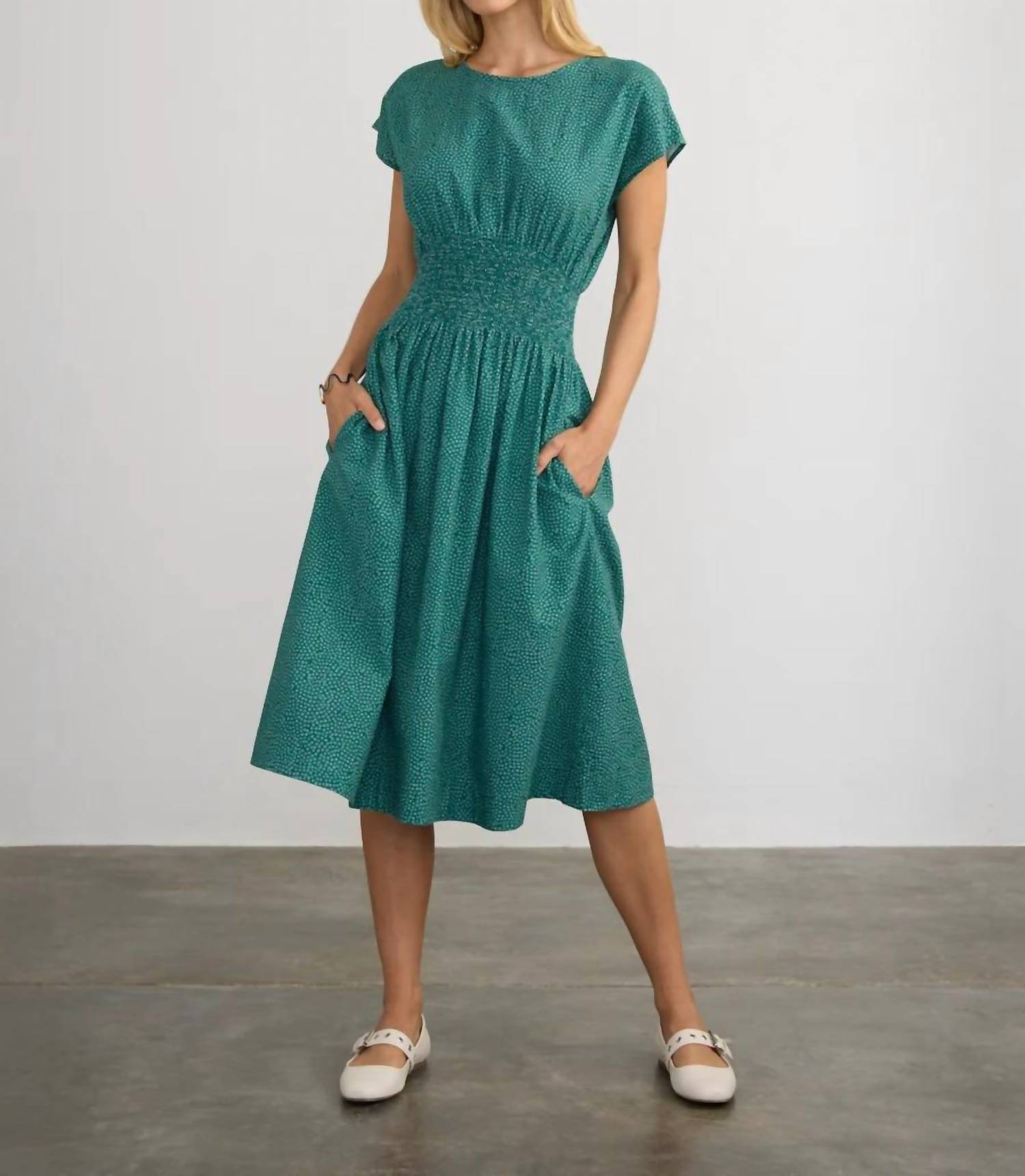 Margaret O'Leary - Valencia Smocked Waist Dress