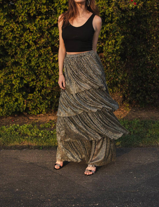 Jennafer Grace - Tiered Maxi Skirt