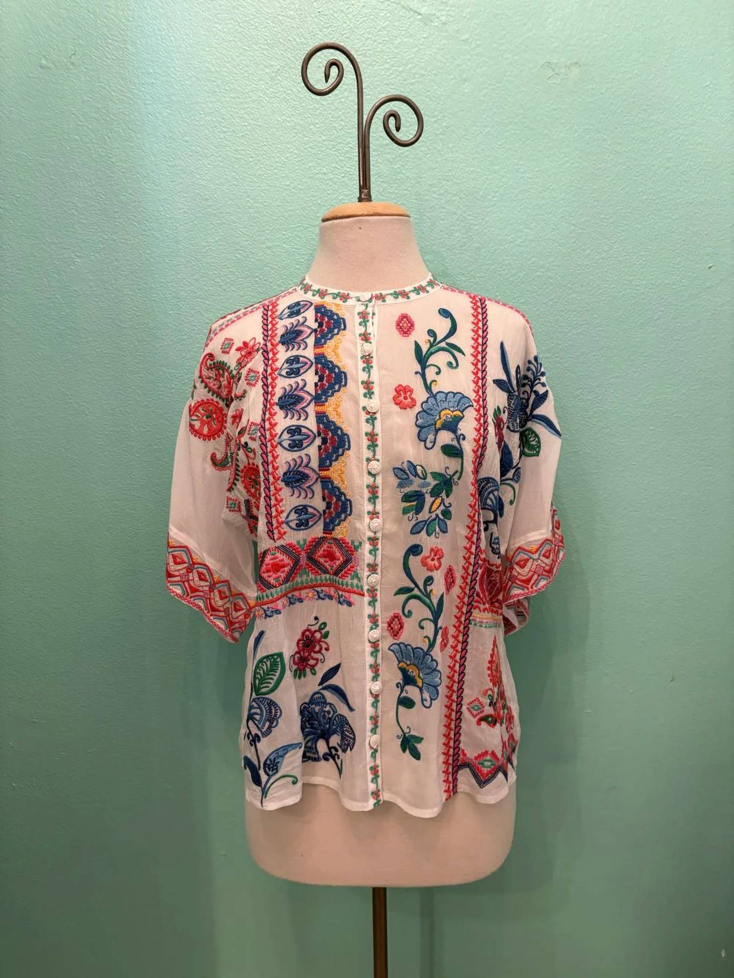 Johnny Was - Armeria Brony Blouse