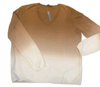 Elliott Lauren - Women's Ombre V-neck Top