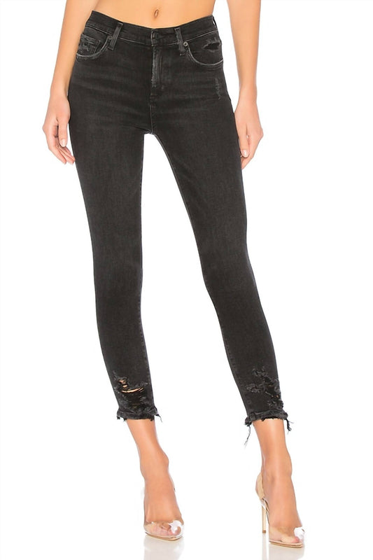 Agolde - Sophie High Rise Skinny Crop Jeans