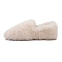 CLOUD NINE Women's Luna Slipper in cream - women's shoe - detail view