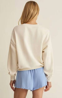 Z Supply Mama Sweatshirt in vanilla ice - women's top - view 4