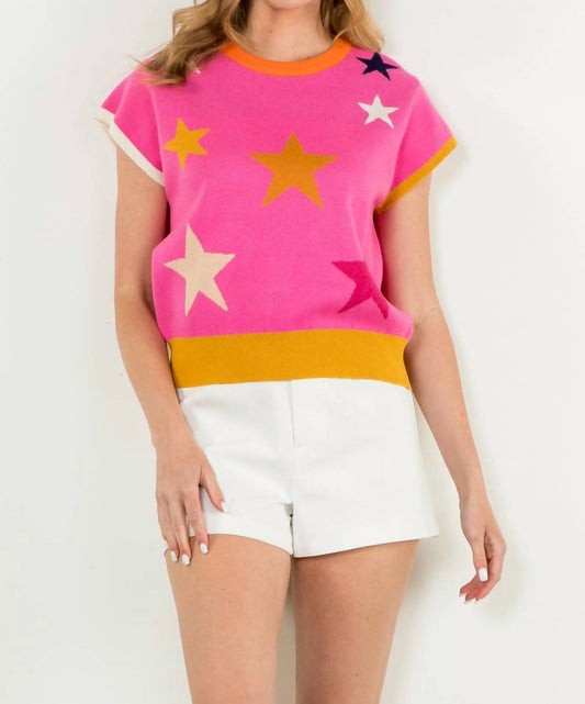 Thml - Short Sleeve Star Sweater