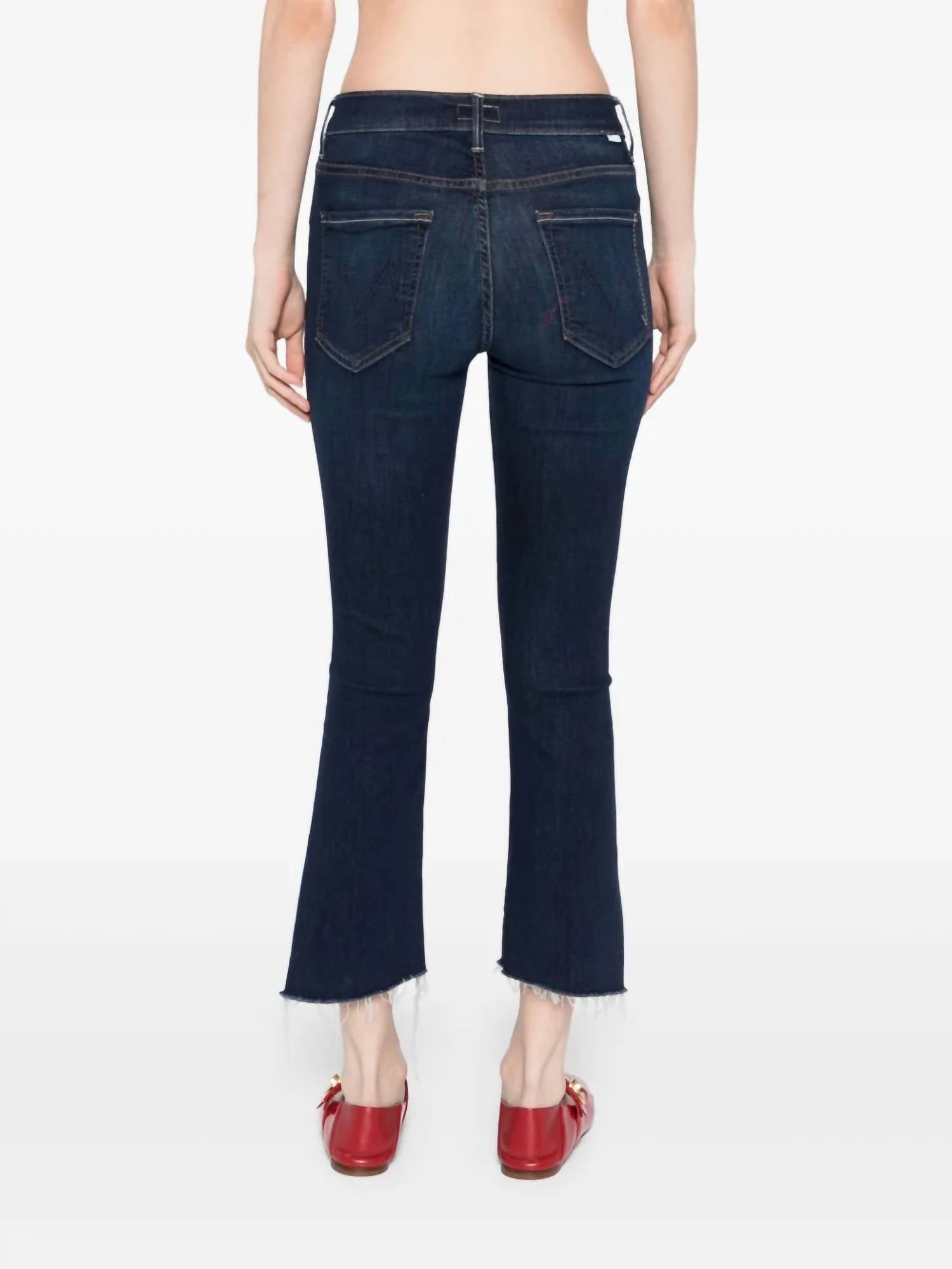 Mother - Lil' Insider Crop High-waisted Boot Cut Jeans