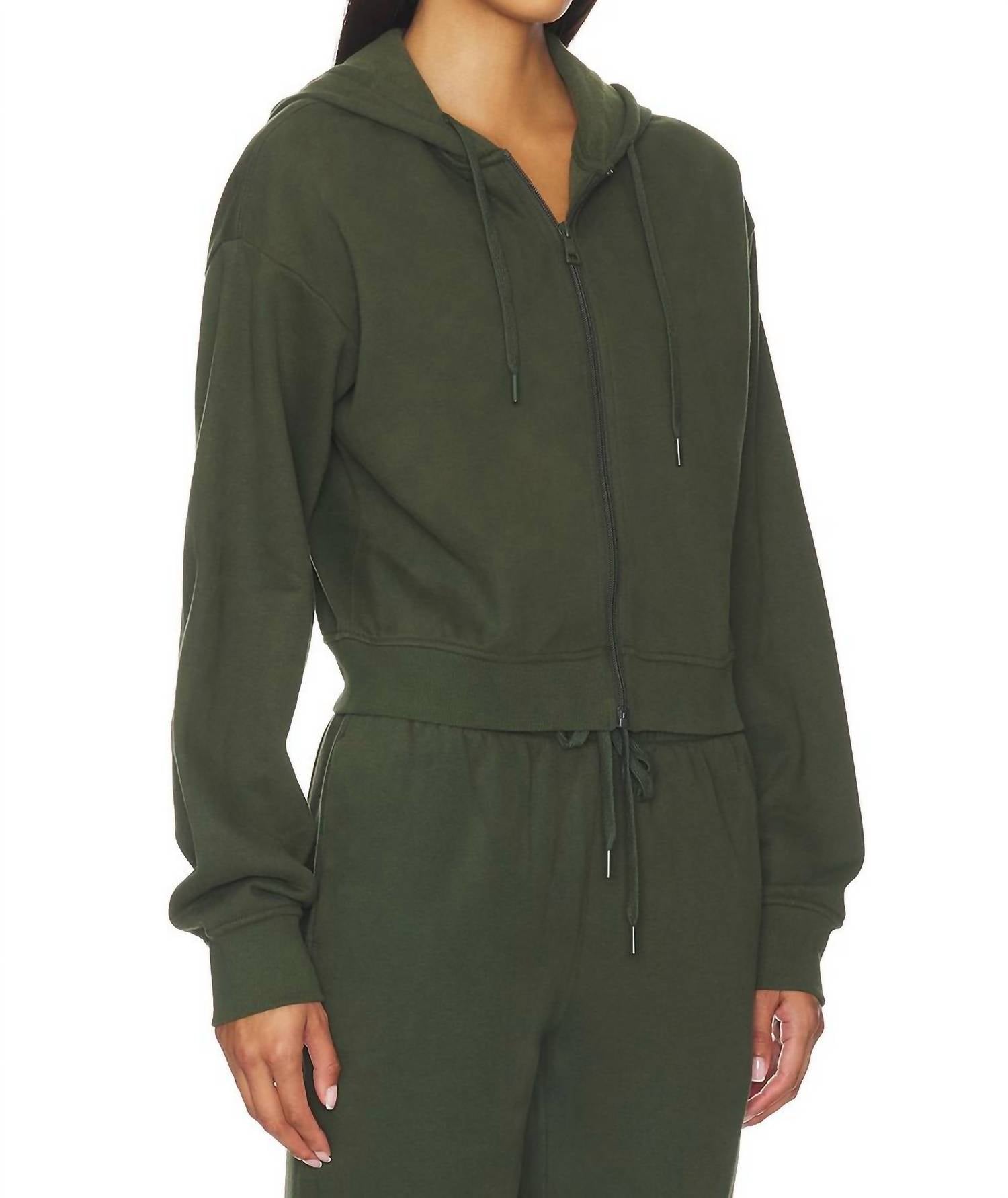 Beyond Yoga - Luxe Fleece Zip Up Hoodie