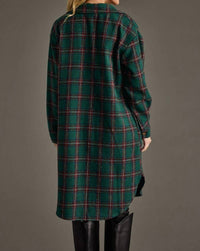Panache - Plaid Long Shacket