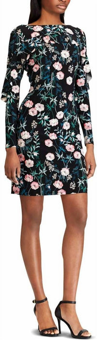 American Living - Women's Floral Print Layered Dress