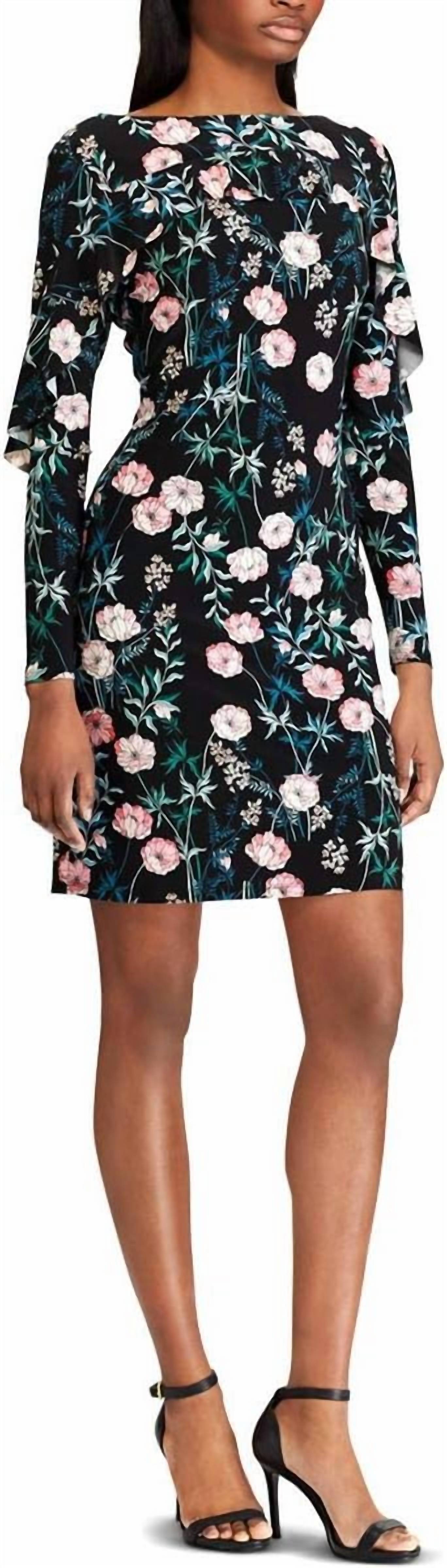 American Living - Women's Floral Print Layered Dress