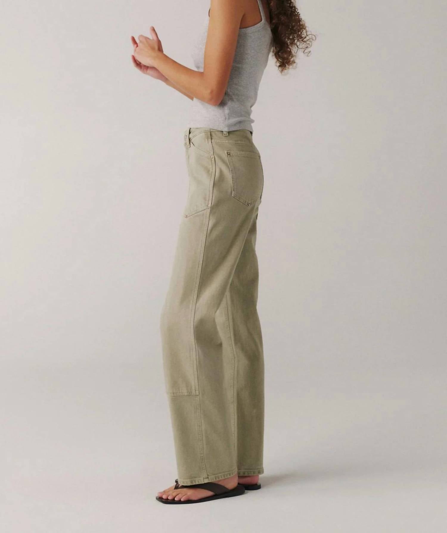 Warp + Weft - Sat 90's Utility Straight Jeans
