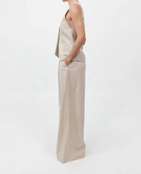St. Agni - Pinstripe Wool Drawstring Pants