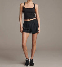 RHONE Serene Shelf Bra Tank Top in black - women's intimate - view 4