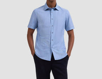 Bugatchi Uomo - Miles OoohCotton® Geometric Short-Sleeve Shirt