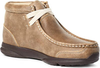 ARIAT Kid's Spitfire Leather Upper Chukka Shoe in brown bomber - kids' boots - view 4