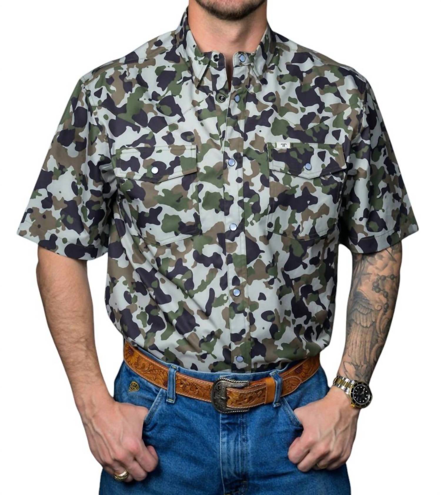 Ferrell Polo Shirt in camouflage - men's shirt
