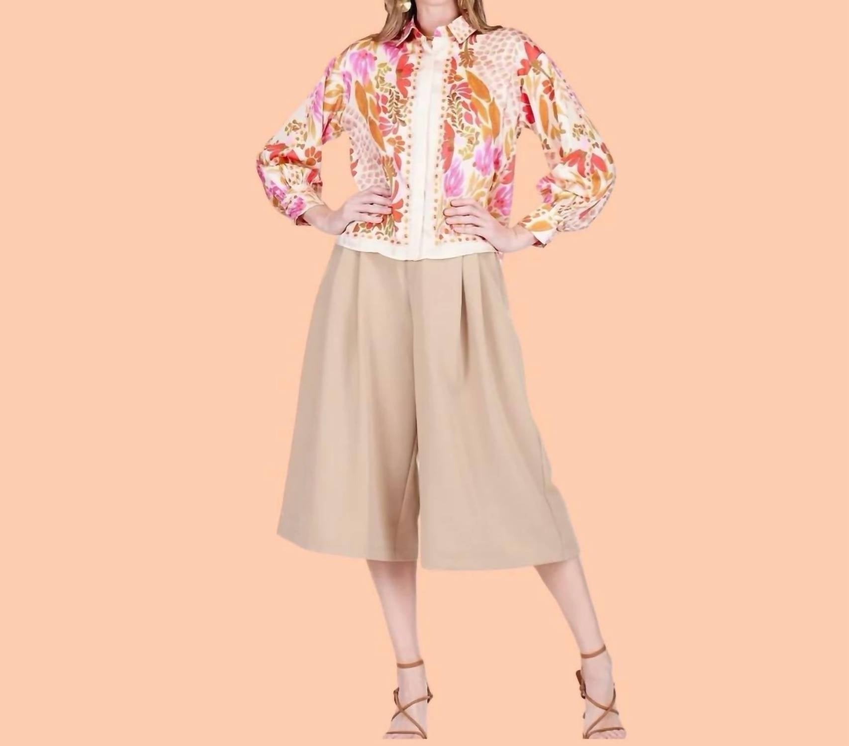 Jade - The Floral Mirage Blouse