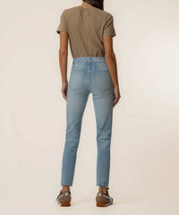 Kut From The Kloth - Rachael High Rise Fab Ab Mom Raw Hem Jeans