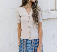 Mikarose - Dorothy Short Sleeve Sweater