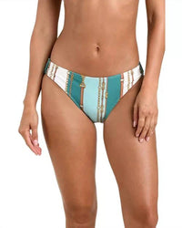 L'Agence - Nicole Belt Stripe Classic Bikini Bottom