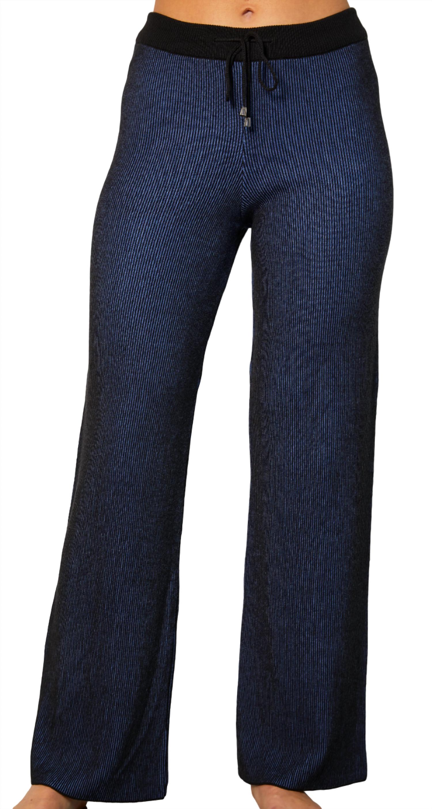 Two Toned Ribbed Pant