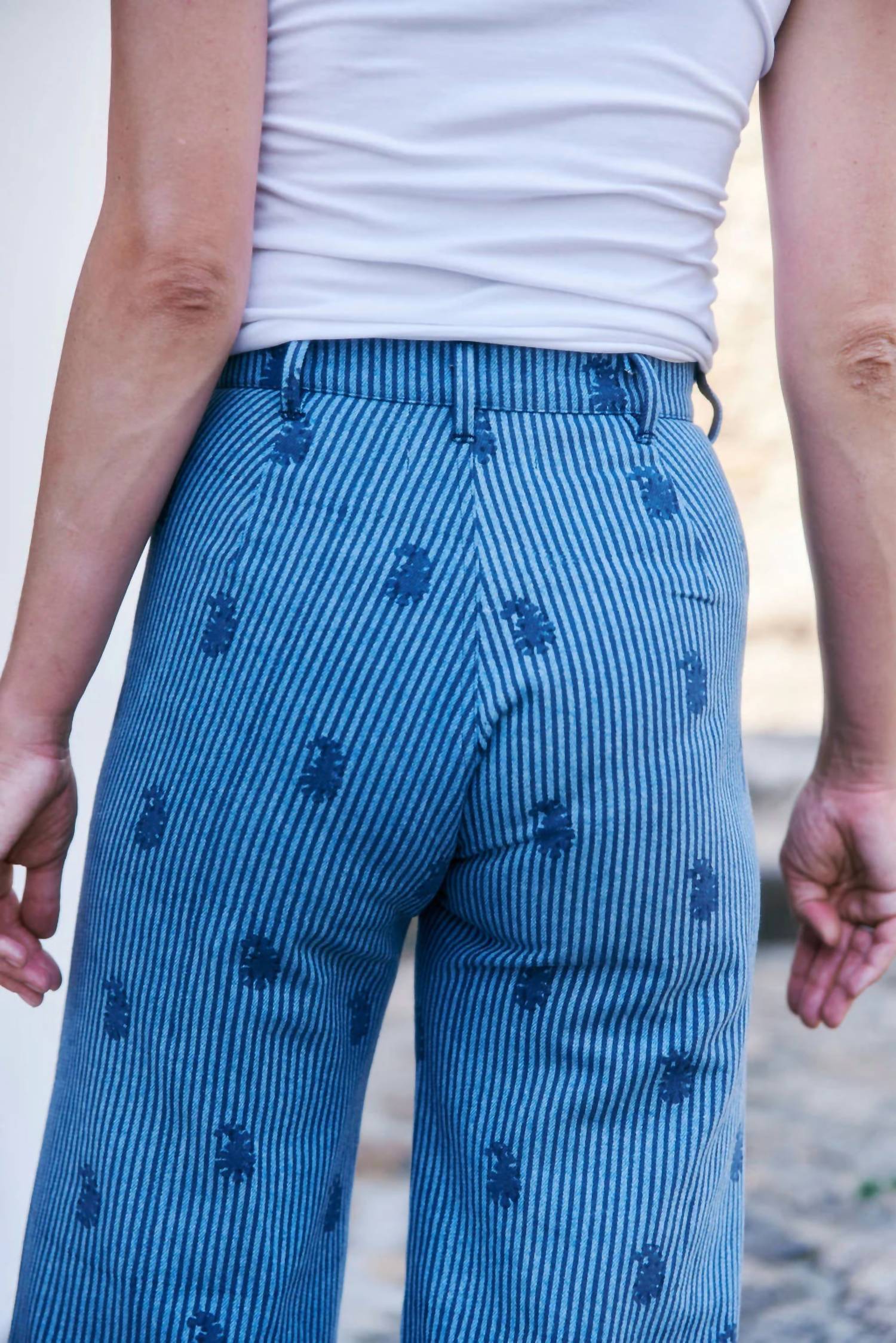 Sz Blockprints - Denim Disco Pants