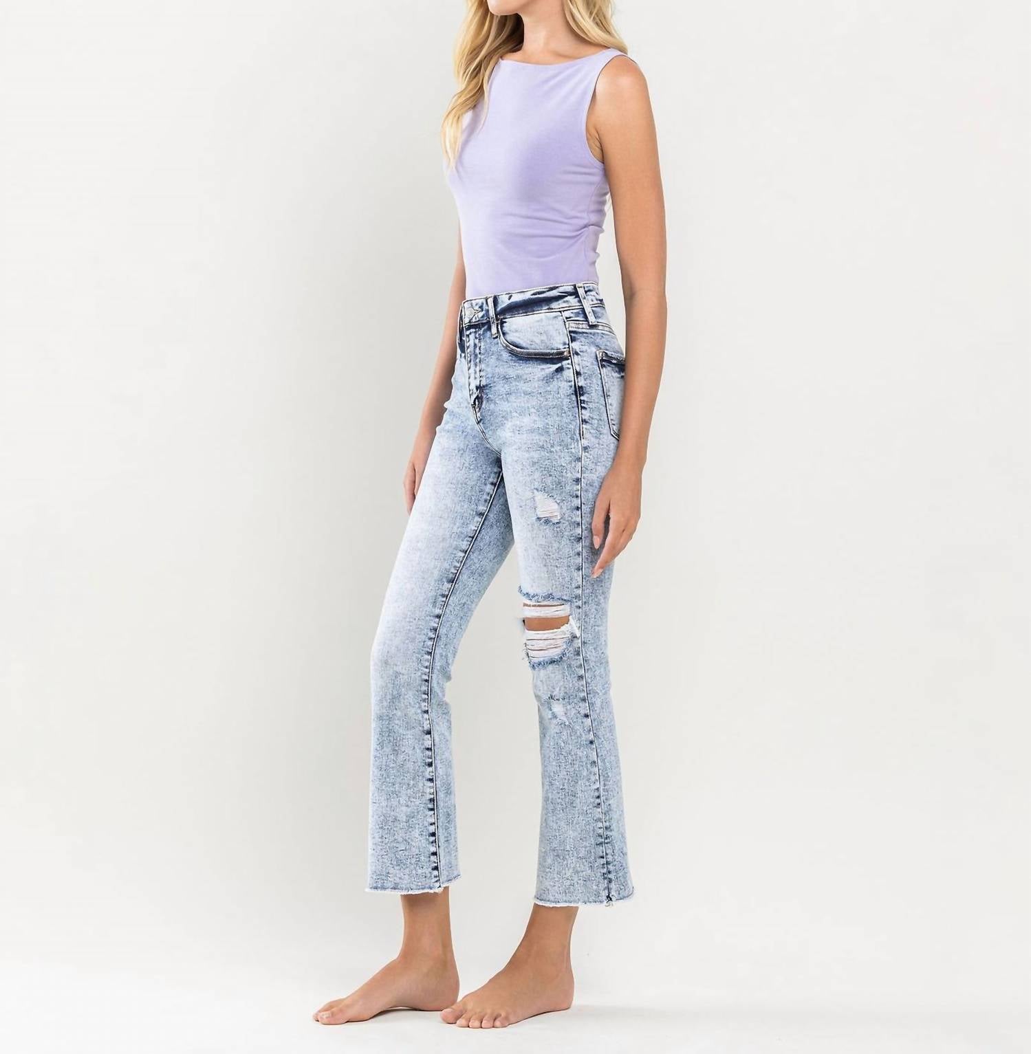 Flying Monkey - High Rise Kick Flare Jeans