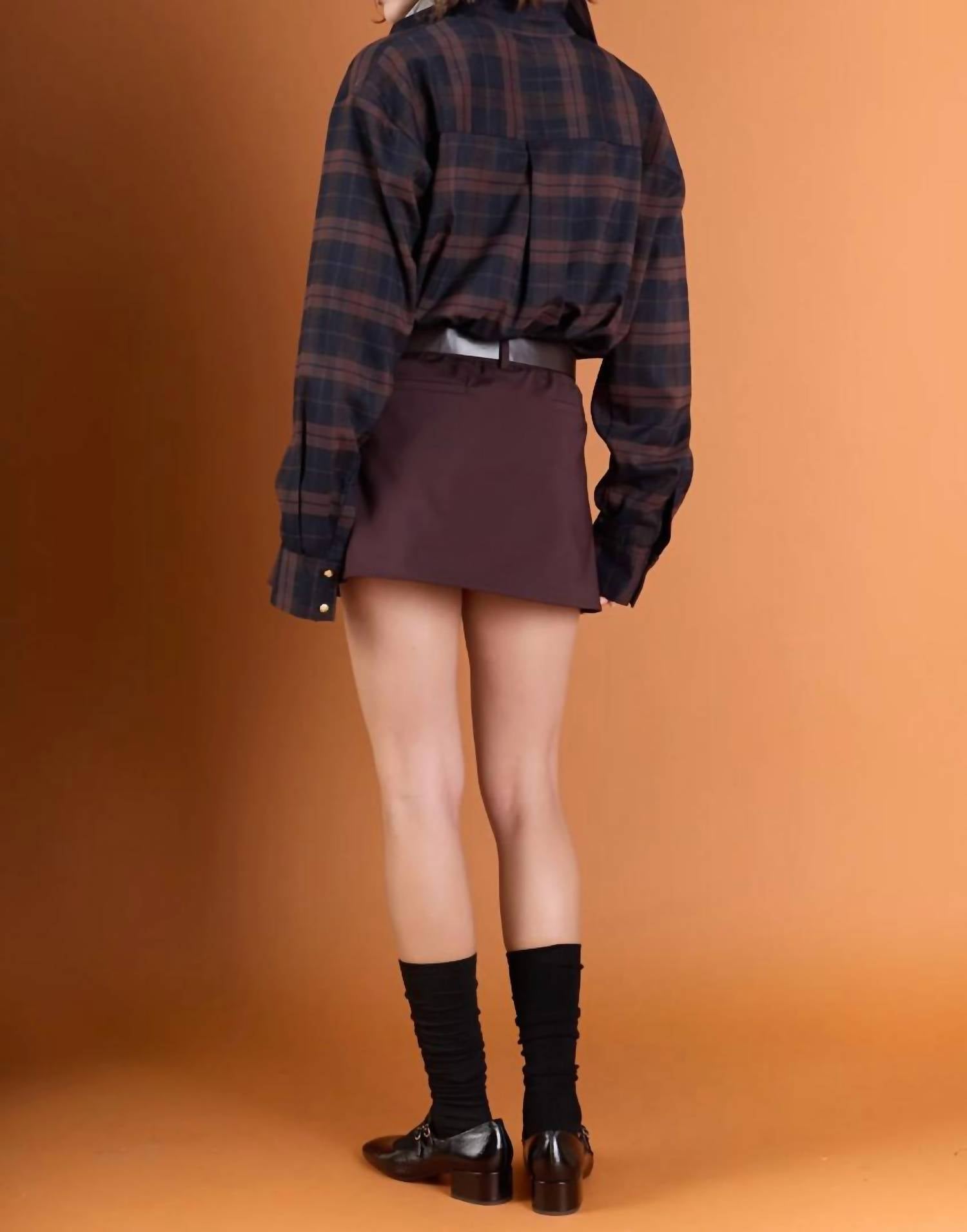 English Factory - Women's Sasha Check Shacket