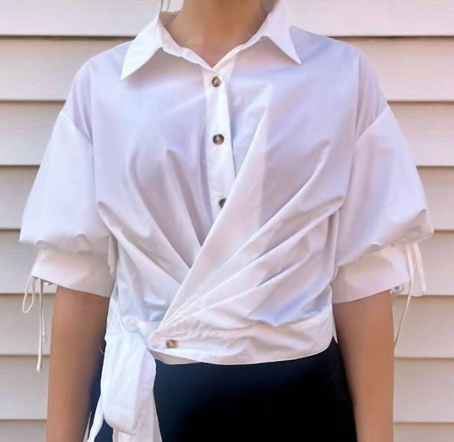 Entro - Tie Waist Shirt