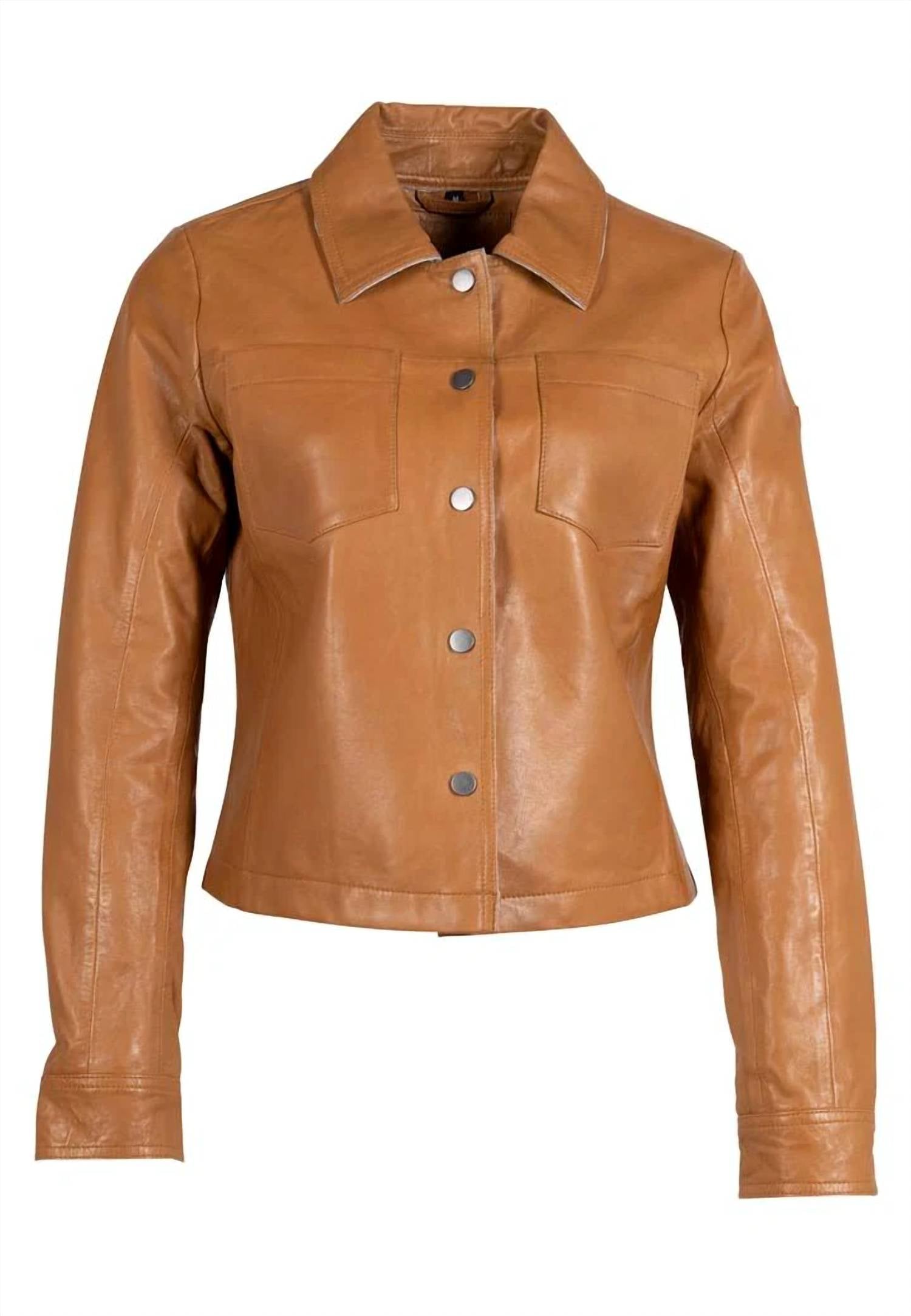 Mauritius - Lefei Regular Fit Leather Jacket