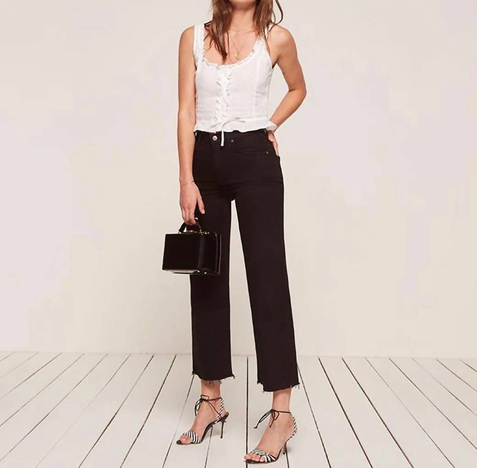 Reformation - Stretch Flood Jeans
