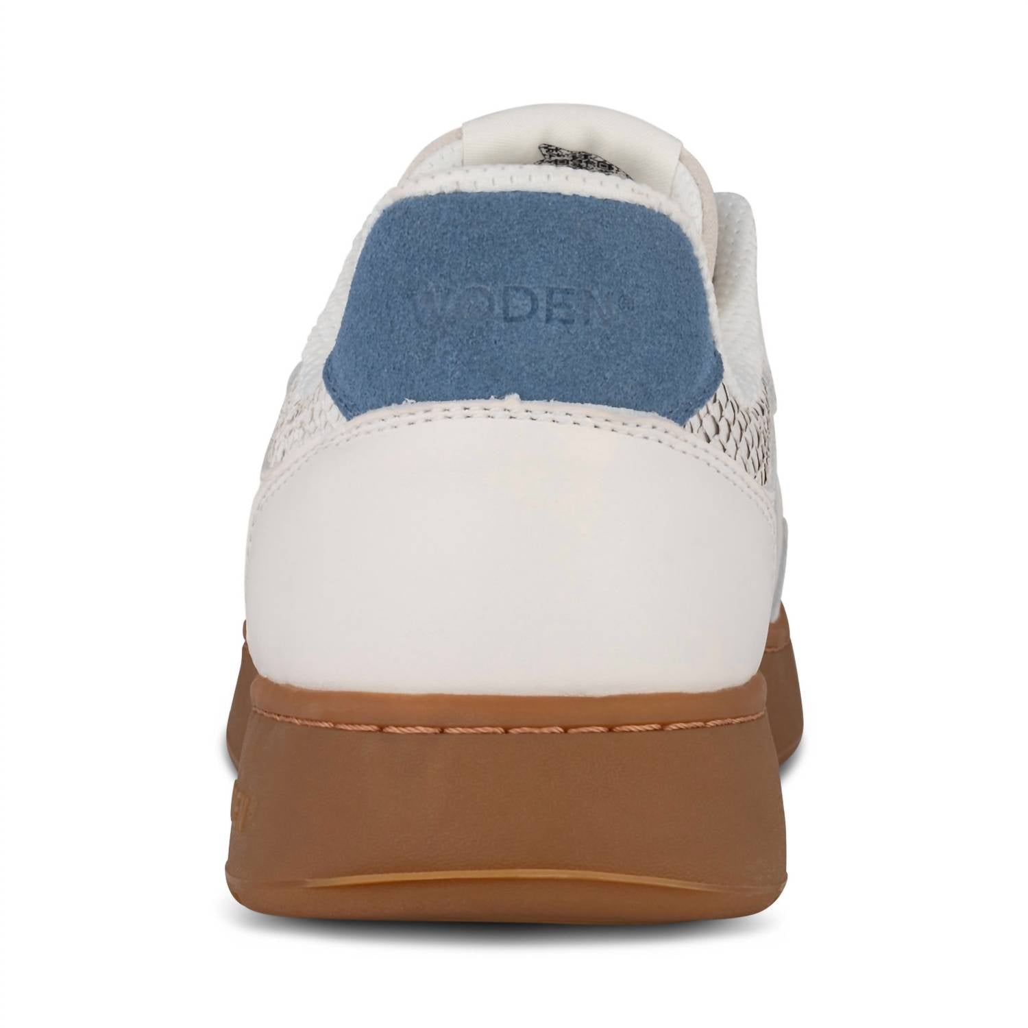 Woden Women's Frode Leather Sneaker in old denim - women's sneaker - view 4