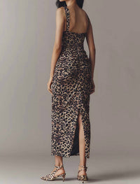 Bishop + Young - Ruched Cowl Neck Dress